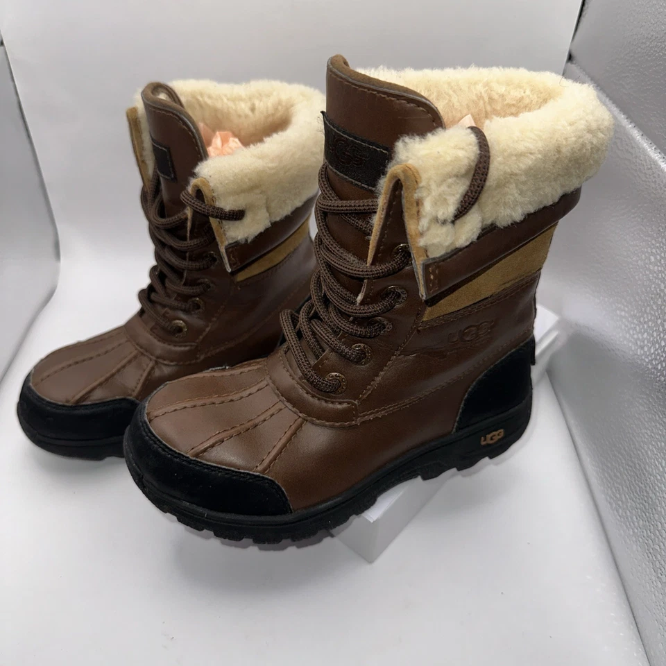 UGG Butte II CWR Boots Toddler Boy Size 13 Brown Winter Waterproof 1098890K - Image 1 of 4