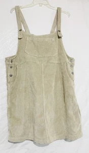 Neu American Eagle beige Cord Pullover Rock Strampler Kleid Overall Gr. XL - Bild 1 von 15