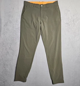 Pantalones Macade Para Hombre 34R Verde Calce Ajustado Rendimiento Golf Ligeros Elastizados - Imagen 1 de 10