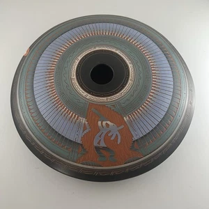 Grande vaso di semi di argilla rossa inciso nativi americani Navajo firmato H Johnson 12,5 pollici - Foto 1 di 7
