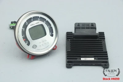 2011 Harley Road King Speedometer Tachometer + ECU ECM Control Module 19K  #4099 - Image 1 of 4