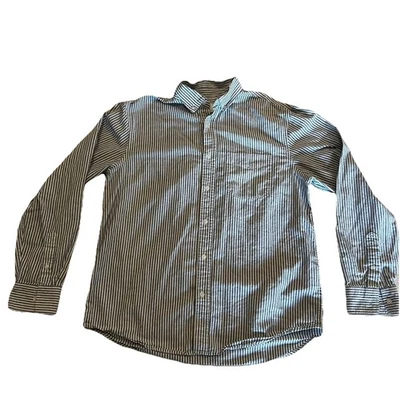 Рубашка женская Old Navy Boyfriend большая льняная смесь с длинным рукавом на пуговицах - Изображение 1 из 4