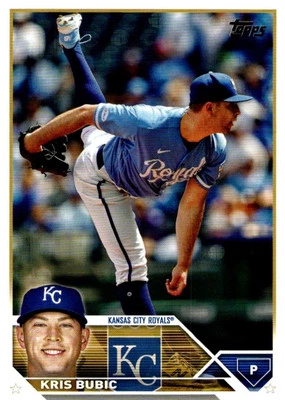 2023 Topps Gold Kris Bubic Kansas City Royals #541 - Image 1 of 2