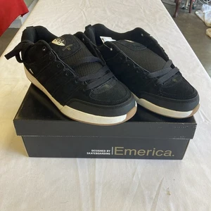 Emerica Ellington 2 Size 11.5 Black/white/Gum NEW W Tags And Box Rare - Picture 1 of 12