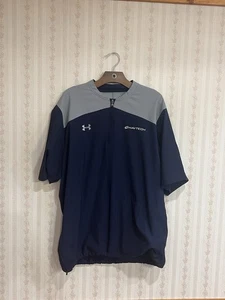 Under Armour Kurzarm 1/4 Zip Pullover Herren Gr. XL Blau Golf - Bild 1 von 8