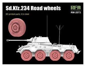 Piezas de actualización de ruedas de carretera RYEFIELD 2073 1/35.sd.kfz.234 para RYEFIELD RM-5110 - Imagen 1 de 1