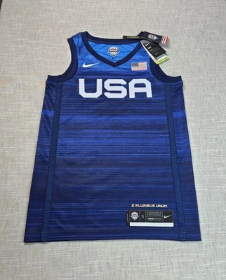 NIKE Team USA Basketball Jersey Small Mens Blue White 2020 Tokyo Olympics - Image 1 of 4
