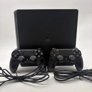 Sony PlayStation 4 Slim PS4 500GB Black Console Gaming System CUH-2015A - Bild 1 von 11