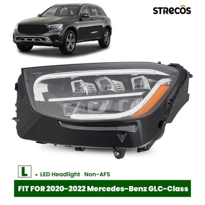For 2020 2021 2022 Mercedes-Benz GLC-Class LED Headlight Non-AFS Driver Side - Image 1 of 4