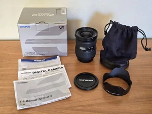 Olympus Zuiko Digital 11-22mm f2.8-3.5 Zoom Lens - Boxed - M2532 - Picture 1 of 10