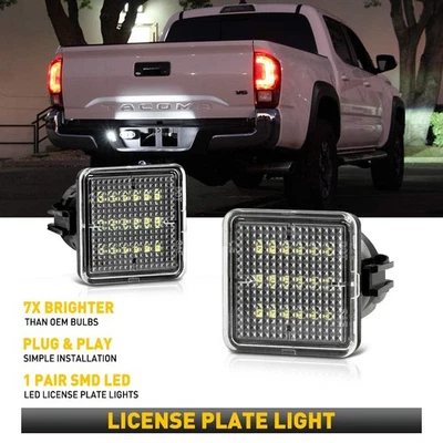Luces LED negras completas para Toyota Tacoma Tundra 2016-2021 luces HUS Foto 1 de 4