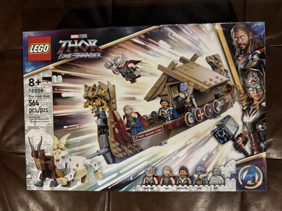 Lego Marvel Thor: Love And Thunder: The Goat Boat (76208) - Retired - New Sealed - Image 1 of 2