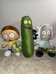 Rick and Morty 10” - 14" Plush Toy Pickle Rick, Rick and Morty - Picture 1 of 5