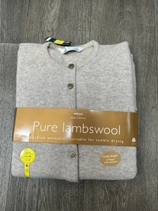 M&S Women’s Pure Lambswool Long Length Cardigan - New - UK 16 - Picture 1 of 6