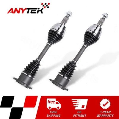 Par de 2 ejes delanteros CV para Cadillac Escalade Chevrolet Avalanche 1500 Foto 1 de 4