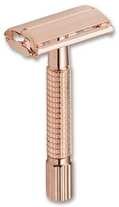 BÖKER RASOIO oro rosa Butterfly rasoio doppia lama BOKER Solingen - Foto 1 di 1