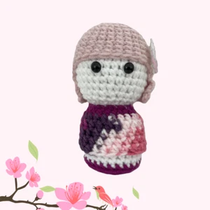 Spring Blossom Plush Doll! New plush doll stuffed toy kokeshi home decor gift - Picture 1 of 6