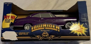 Lowrider Magazine Gold 1965 Chevy Impala Car by Funrise Adjustable Axle - Boxed - Picture 1 of 6