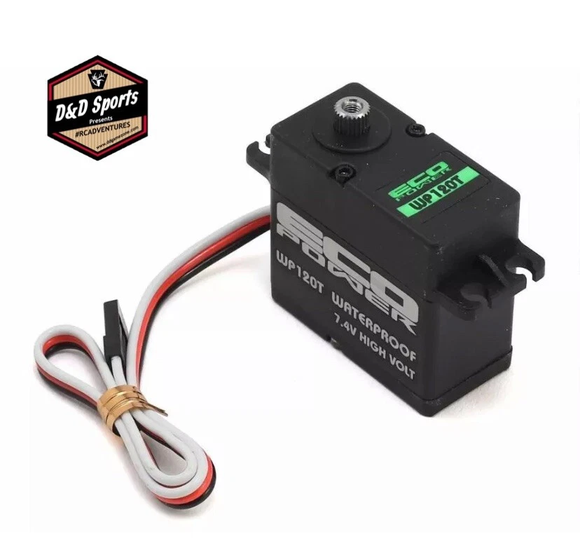 ECOPOWER Wp120t Coreless Waterproof High Torque Metal Gear Digital Servo Ecp120t