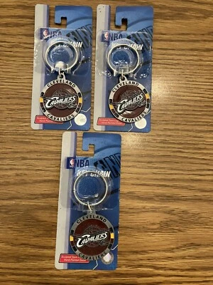 3 Cleveland Cavaliers NBA Key Chains New - Image 1 of 2