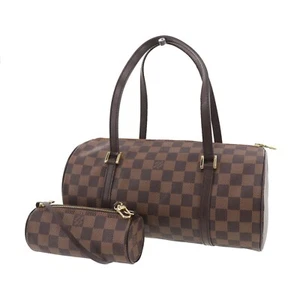 Louis Vuitton LV Papillon 30 Used Handbag Damier Leather Brown N51303 #AG485 S - Picture 1 of 14