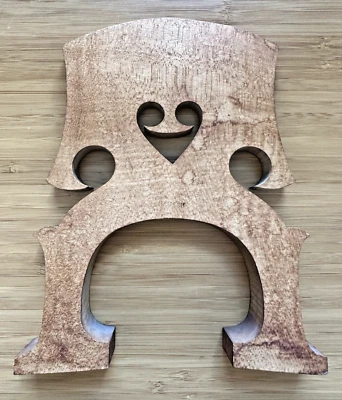 Vintage Bausch String Bass Double Bass Bridge Fine Quality Maple - Image 1 of 3