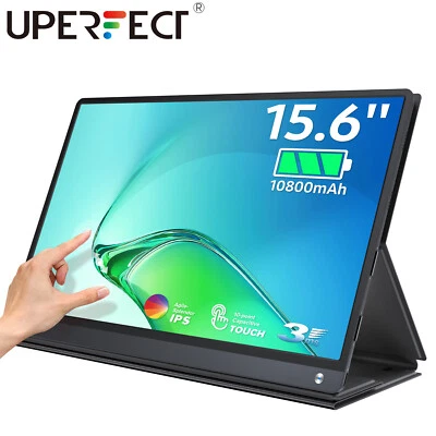 UPERFECT 15.6" 120Hz Touchscreen Portable Monitor 1920x1080 IPS Screen Extender - Image 1 of 4
