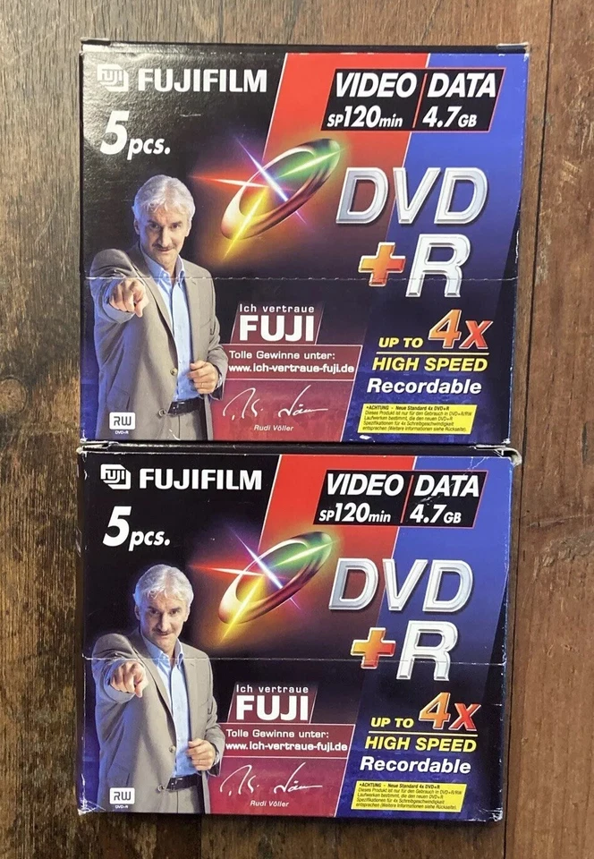 9x Fujifilm DVD+R 120 Minuten 4.7 GB Rohlinge - NEU - Bild 1 von 4