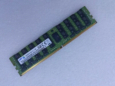 SAMSUNG 64GB DDR4 2400 Server LRDIMM RAM 4DRx4 PC4-19200 M386A8K40BMB-CRC 288pin - Image 1 of 3