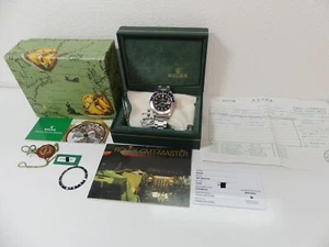 Rolex SS GMT Master I 16700 "S" faded red/blue Pepsi insert, box/warranty papers - Picture 1 of 16