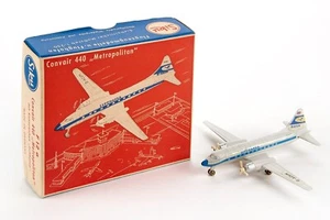Lot 7970 Siku Nr. F 12 a, Convair 440 Metropolitan Lufthansa mit OVP, um 1960 - Bild 1 von 14