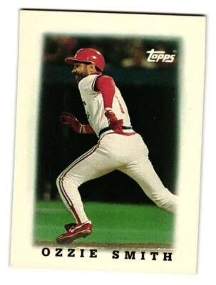 1988 Topps Major League Mini's Leaders # 72 Ozzie Smith St. Louis Cardinals - Image 1 of 2