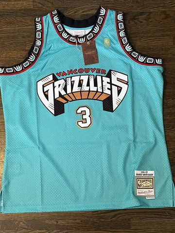 Mitchell & Ness Mens Jersey Sz 2XL Shareef Abdur-Rahim Grizzlies 96-97 Swingman Cover
