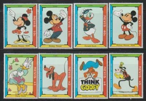 SELLOS DE NEVIS DISNEY 1992 GALERÍA DE RETRATOS DE MICKEY MNH - DIS131 - Imagen 1 de 1