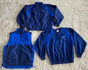 Lotto OG Adidas Golf 3In1 Golf Giacca Gilet Pullover Blu/Navy $220 Valore XL e Lrg - Foto 1 di 12