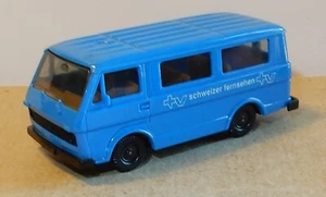 Micro Herpa Ho 1/87 Volkswagen Giardinetta Lt 28 TV Svizzera Fernsehen Rivista - Foto 1 di 3