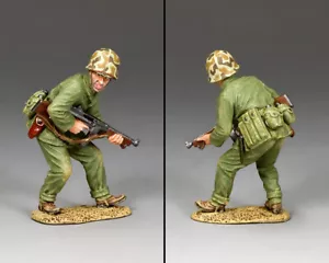 KING & COUNTRY U.S.M.C. USMC035 MARINE EE. UU. AGACHADO TOMMY GUNNER MB - Imagen 1 de 1