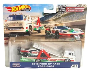 HOT WHEELS 2016 FORD GT RACE FORD C-800 PREMIUM CASTROL MATTEL #20 NEW SEALED - Picture 1 of 4