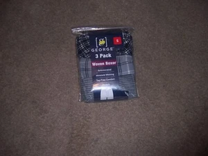 George Mens Woven Boxer Shorts Size Small Multicolor Tag free Moisture Wick NEW - Picture 1 of 1