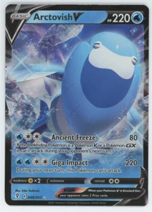 Tarjeta de Pokémon 2021 Arctovish V 048/203 Ultra Rara Casi Casi Nuevo Holo Arte Completo Cielos en Evolución - Imagen 1 de 2