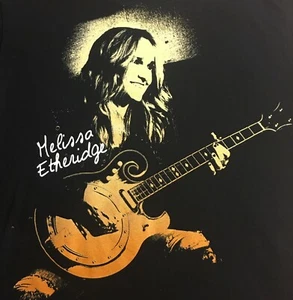 Melissa Etheridge Tee * Melissa With Guitar * Adult 3XL Gildan Soft Style - Picture 1 of 1