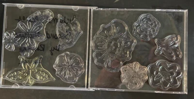 Autumn Leaves Flowers Butterflies Clear Mount Stamps Second Nature Rhonna Farrer - Image 1 of 4