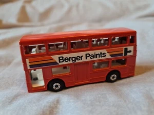 Vintage Matchbox Superfast No. 17 The Londoner Bus "Berger Paints" BOXED - Picture 1 of 9
