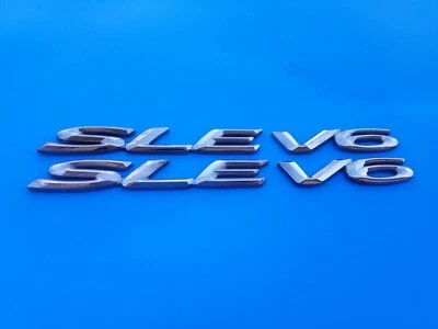 99 00 01 02 03 TOYOTA SOLARA SLE V6 EMBLEMA LATERAL INSIGNIA SÍMBOLO LOGO SET OEM (2001) Foto 1 de 4