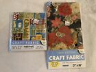 Prepackaged Craft Fabric - Coffee and Oriental Designs - Never Opened