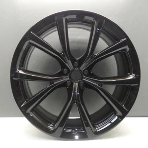 JAGUAR F-PACE SVR 22 ZOLL SCHWARZ ALUFELGE 5081 HINTEN 10J T4A17665 ORIGINAL X1 - Bild 1 von 13