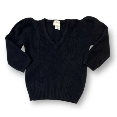 Suéter A-Line Vintage Mezcla Lana Difusa Talla Pequeña Foto 1 de 4