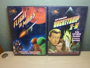 Flight To Mars + Rocketship X-M Kurt Neumann Walter Mirisch 2 DVD Lot Image Ent. - Picture 1 of 5
