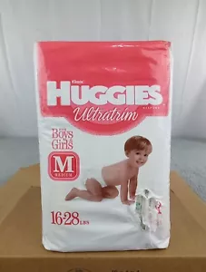 Pañales HUGGIES ULTRATRIM vintage de los 90 LEÍDOS DAÑADOS talla M 16-28 lb 14 quilates niños niñas - Imagen 1 de 20