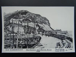 Tarjeta postal Yorkshire SCARBOROUGH Harbour c1920 RP de Pamlin Repro C1860 - Imagen 1 de 2